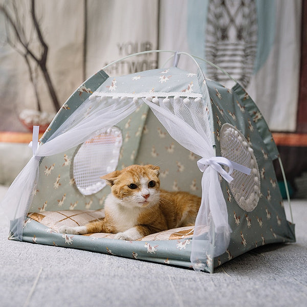 Elegant Warm Cat Bed Tent House
