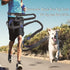 PET DOG RETRACTABLE HANDS FREE RUNNING LEASH WITH REFLECTIVE LINES FOR SAFETY