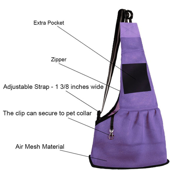 BREATHABLE SOFT FABRIC PET CARRIER BAG FOR YOUR CATS AND DOGS